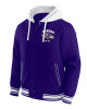 Baltimore Ravens Purple Cotton Hooded Jacket