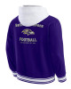 Baltimore Ravens Purple Cotton Hooded Jacket