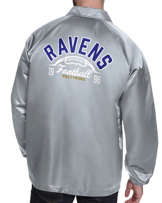 Baltimore Ravens Retro Logo Coaches Jacket Baltimore Ravens Retro Logo Coaches Jacket