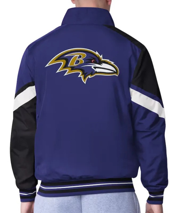 Baltimore Ravens Strong Arm Purple Full-Zip Jacket Baltimore Ravens Strong Arm Purple Full-Zip Jacket