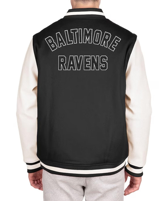 Baltimore Ravens Third Down Varsity Jacket