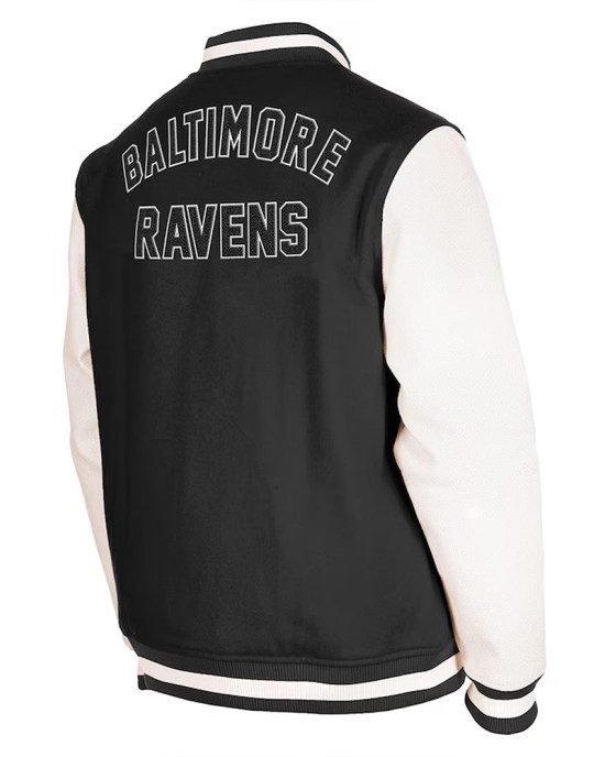 Baltimore Ravens Third Down Varsity Jacket