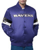 Baltimore Ravens Triple Option Varsity Satin Jacket