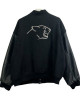 BC Lions CKNW-98 Embroidered Black Varsity Jacket BC Lions CKNW-98 Embroidered Black Varsity Jacket