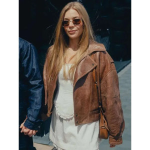 Becky Hill F1 British Grand Prix Leather Jacket