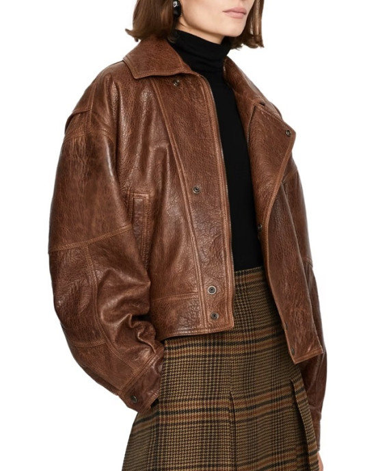 Becky Hill F1 British Grand Prix Leather Jacket