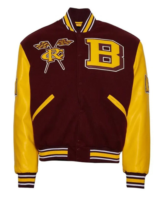 Bethune Cookman University Maroon and Gold Varsity Jacket