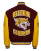 Bethune Cookman University Maroon and Gold Varsity Jacket