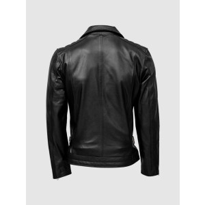 Biker Quilted Leather Jacket