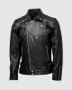 Biker Quilted Leather Jacket