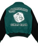 Billionaire Girls Club Dice Green Varsity Jacket Billionaire Girls Club Dice Green Varsity Jacket