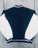Black and White 1990’s Chicago Bulls Wool and Leather Varsity Jacket Black and White 1990’s Chicago Bulls Wool and Leather Varsity Jacket