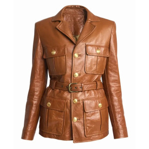 Black Bag Cate Blanchett Leather Jacket