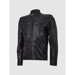 Black Cafe Racer Summer Jacket