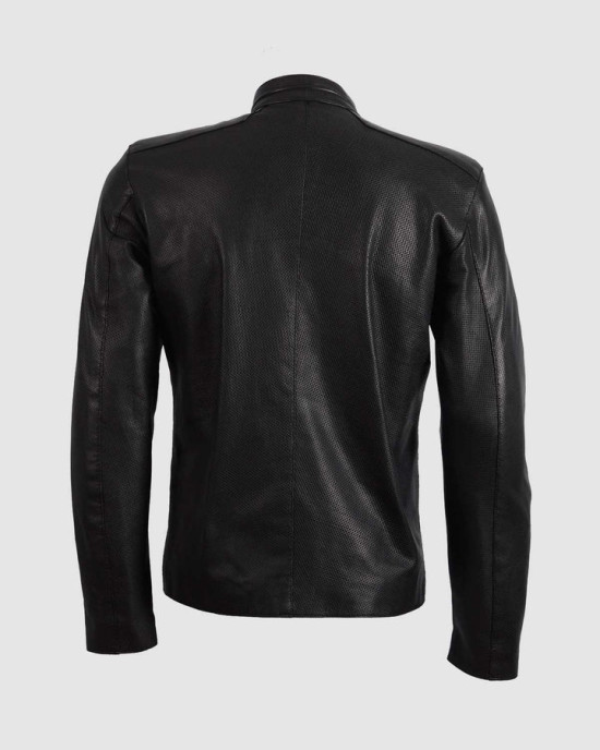 Black Cafe Racer Summer Jacket