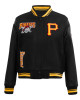 Black Pittsburgh Pirates Retro Classic Rib Varsity Jacket Black Pittsburgh Pirates Retro Classic Rib Varsity Jacket