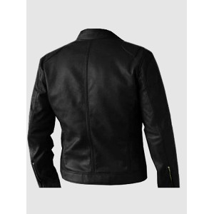 Black Premium Leather Biker Jacket