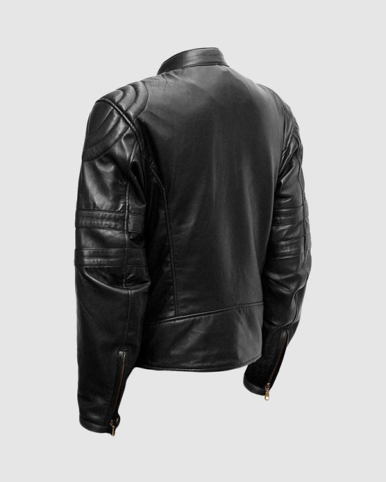 Black Soft Sheep Leather Jacket