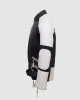 Black & White Leather Jacket for Men - Equitazione