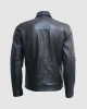 Black Zipper Leather Jacket
