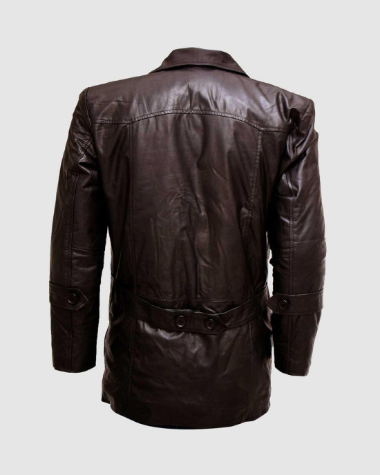 Blazer Brown Leather Jacket