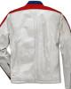 BMW Motorsport Heritage White Leather Racing Jacket