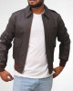 Bomber Black Leather Jacket