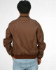 Bomber Flight Brown Real Leather Jacket
