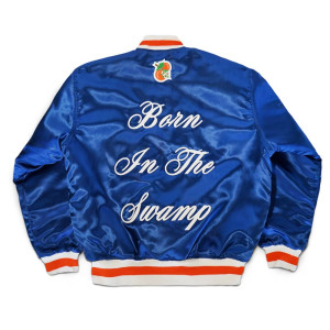 Born in the Swamp Florida Gators Royal Satin Jacket