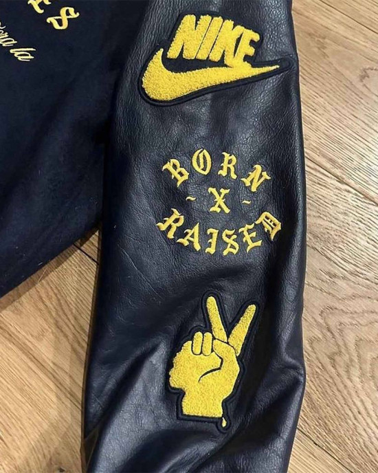 Born Raised Los Angeles Varsity Jacket