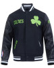 Boston Celtics 2024/25 City Edition Chenille Black Varsity Jacket