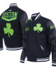 Boston Celtics 2024/25 City Edition Chenille Black Varsity Jacket