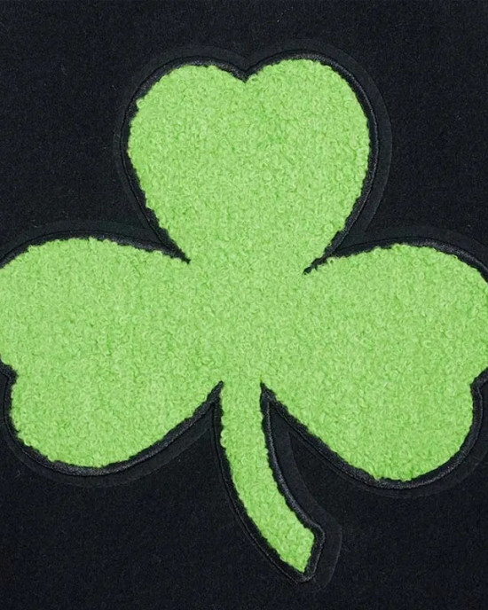 Boston Celtics 2024/25 City Edition Chenille Black Varsity Jacket