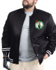 Boston Celtics Adaptive Bold Logo Varsity Satin Jacket