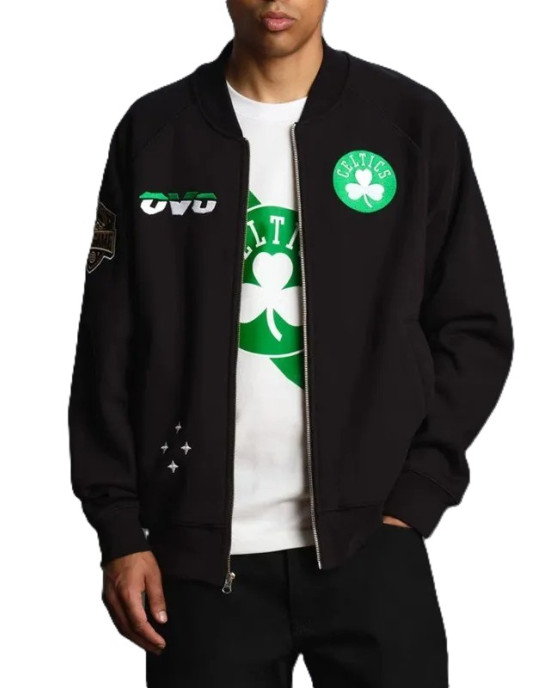 Boston Celtics Black Fleece Jacket – Owl Edition
