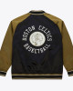 Boston Celtics Black/Olive Satin Double Clutch Jacket