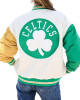 Boston Celtics Color Block Bomber Full-Snap Jacket Boston Celtics Color Block Bomber Full-Snap Jacket