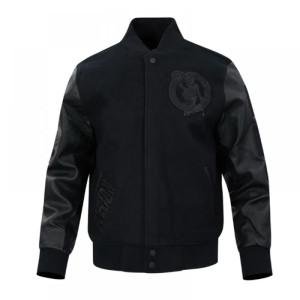 Boston Celtics Triple Varsity Wool/Leather Jacket