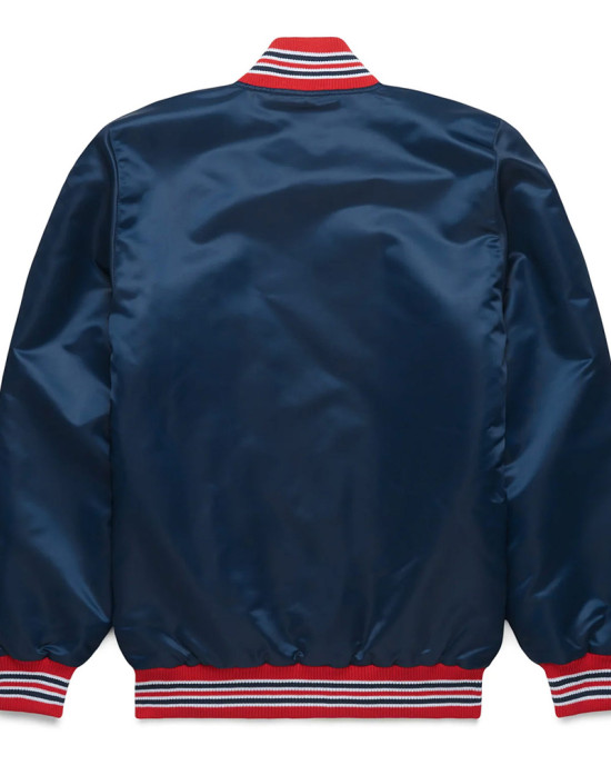 Boston Red Sox Classic Navy Satin Jacket Boston Red Sox Classic Navy Satin Jacket
