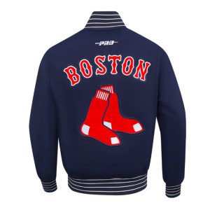  Boston Red Sox Current Logo Game Day Navy Jacket