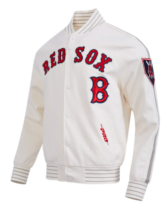 Boston Red Sox Logo Game Day Eggshell Jacket Boston Red Sox Logo Game Day Eggshell Jacket