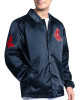 Boston Red Sox Point Man Coaches Navy Jacket Boston Red Sox Point Man Coaches Navy Jacket