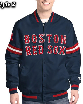 Boston Red Sox Scout Varsity Satin Jacket
