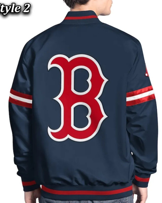 Boston Red Sox Scout Varsity Satin Jacket