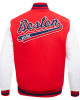 Boston Red Sox Script Tail Red and White Varsity Jacket Boston Red Sox Script Tail Red and White Varsity Jacket