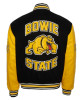 Bowie State University Black and Gold Varsity Jacket