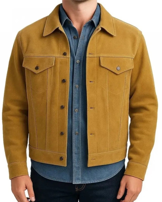 Brad Pitt Sonny Hayes F1 Brown Suede Jacket – Retro Movie Style Brad Pitt Sonny Hayes F1 Brown Suede Jacket – Retro Movie Style