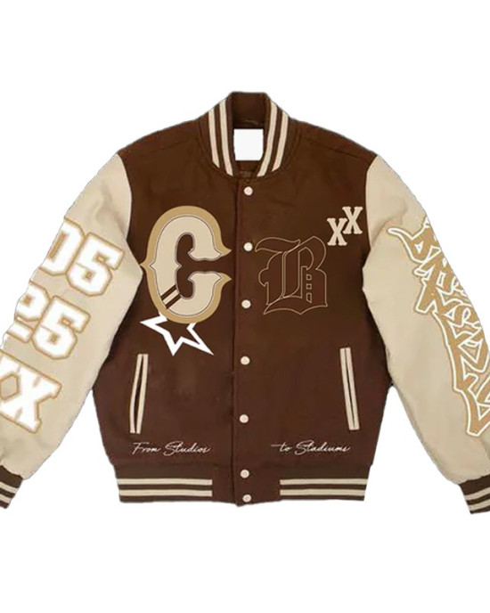 Breezy Bowl Chris Brown Varsity Jacket