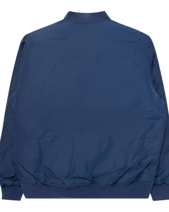 Brisbane Lions Full-Snap Bomber Navy Jacket