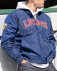 Brisbane Lions Full-Snap Bomber Navy Jacket